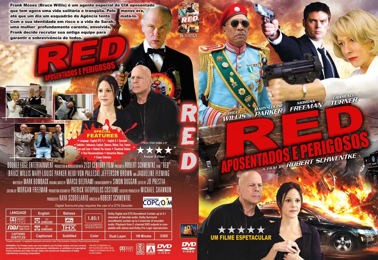 Capas Filmes Ação RED Aposentados e Perigosos Capas Filmes Ação RED Aposentados e Perigosos