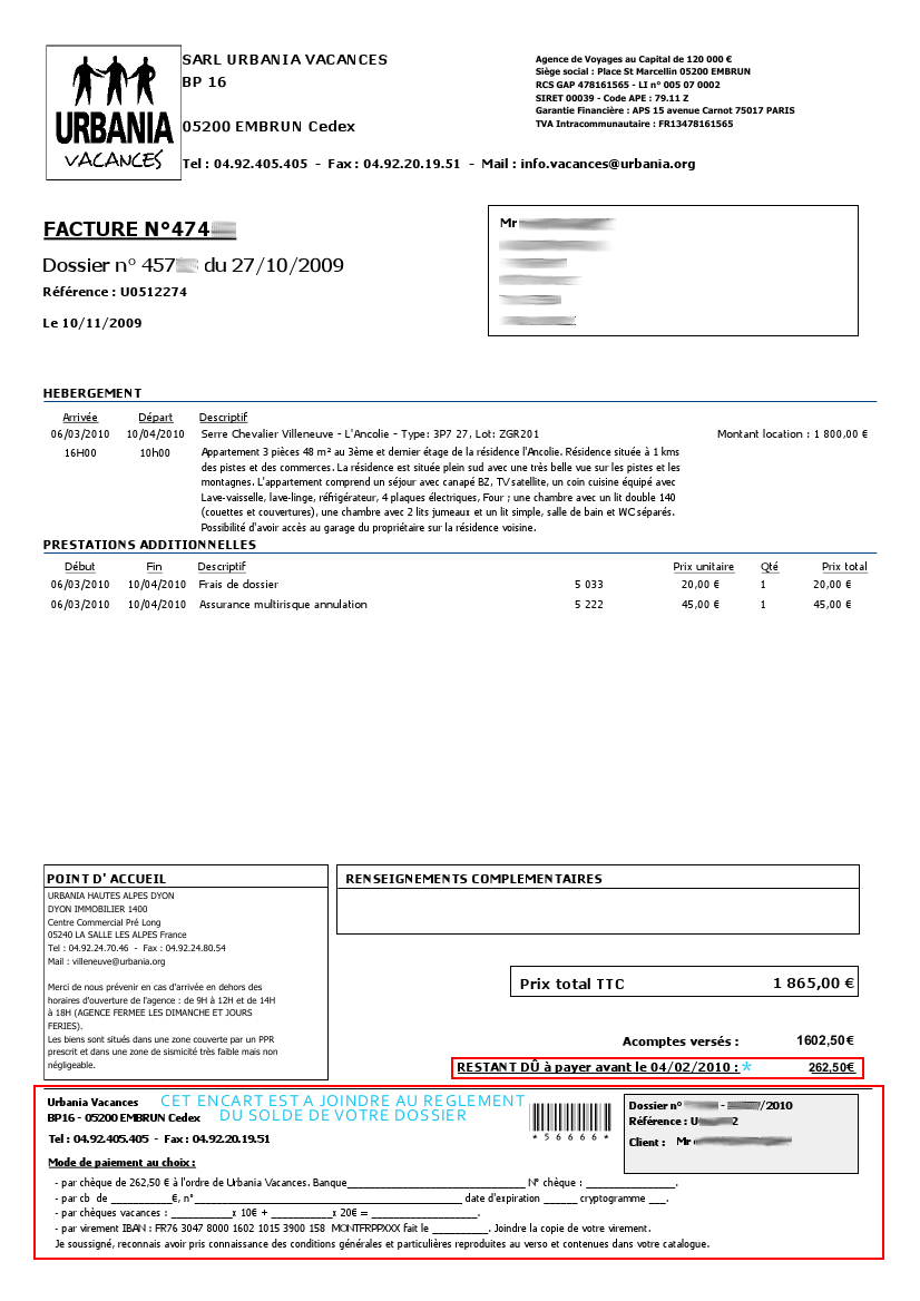 faq FACTURE