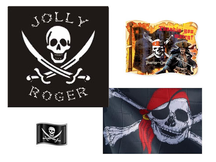 Chez les pirates anglais, c'est le "Jolly Roger", et chez les pirates français, le "Joli Rouge"