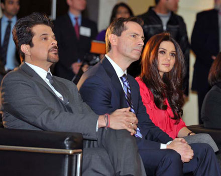 Preity Zinta, Anil Kapoor at IIFA 2011 Toronto Launch