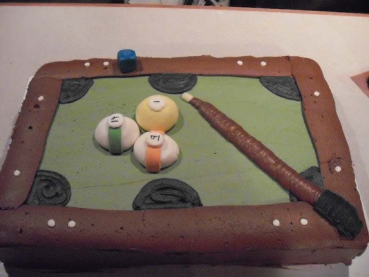 Pool Table Cake