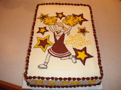 Cheerleader Cake