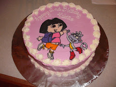 Dora and Boots Cake