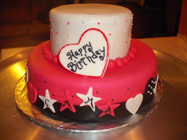 Girly Birthday Cake