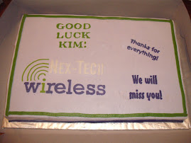 Nex-Tech Wireless Logo Cake