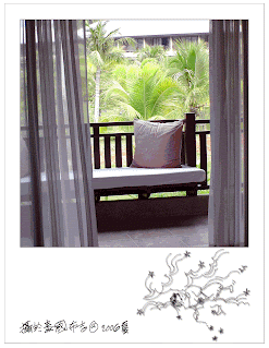 Balcony seating in Phuket hotel
