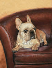 French Bulldog Painting Completed