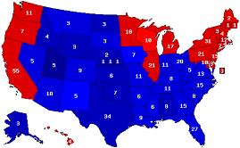 Map- Electoral votes