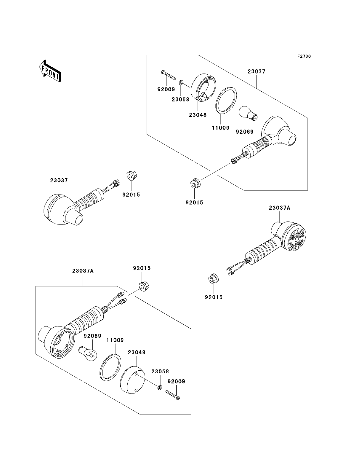 Kawasaki KLR250: Kawasaki KLR250 Parts Diagrams