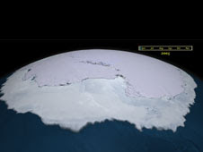 Since the late-1970s, the area covered by Antarctic sea ice has increased by approximately one percent per decade.