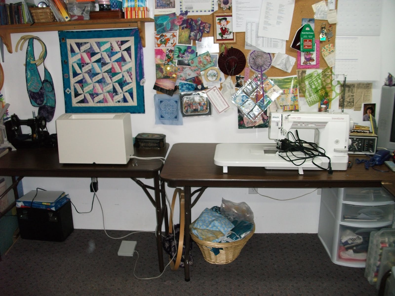 Idaho Quilter's Adventures Organized Sewing Room