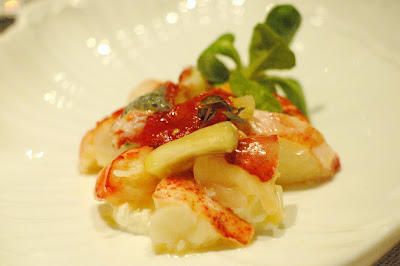 lobster and burrata from Marea