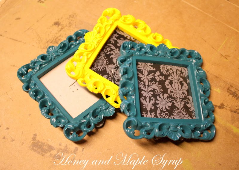 Honey and Maple Syrup: Mini Picture Frames