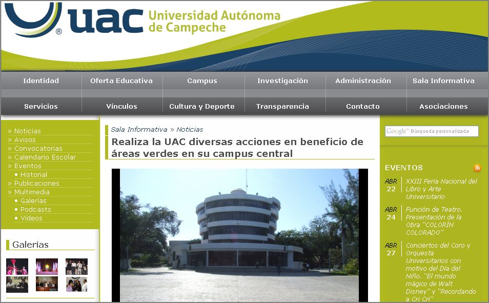 Todo por Campeche VERDE A.E.: abril 2010