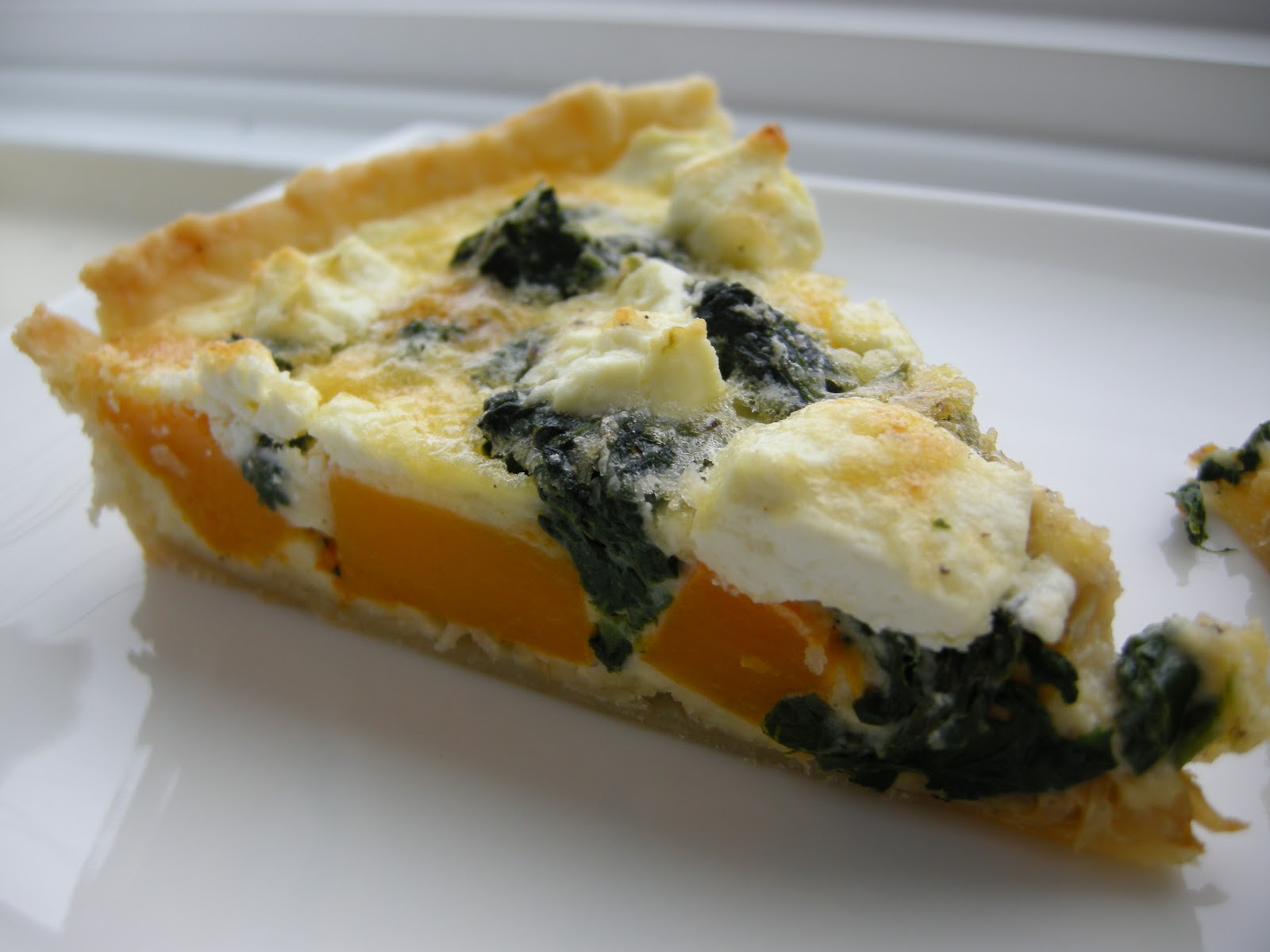 Mary Mary Culinary Butternut squash, spinach and goat cheese tart