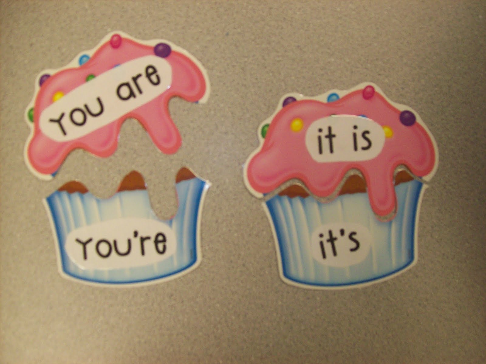 First Grader...at Last!: Contraction Cupcakes