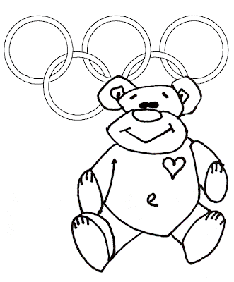 olympic bear coloring pages