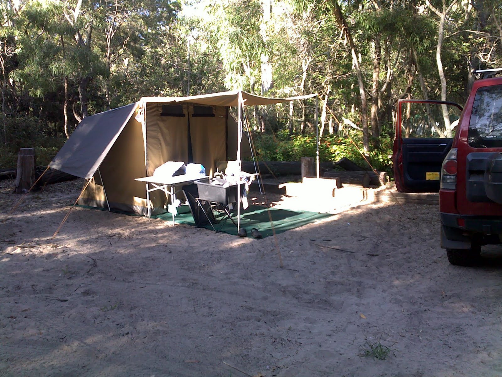 jcdmusing Woodgate camp site.