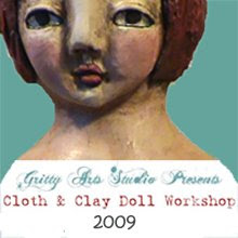 online cloth & clay doll class with Gritty Jane