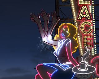 visualTinkerings: Lux Neon Girl