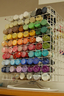 Paper Fashions: Organizing your Acrylic paints