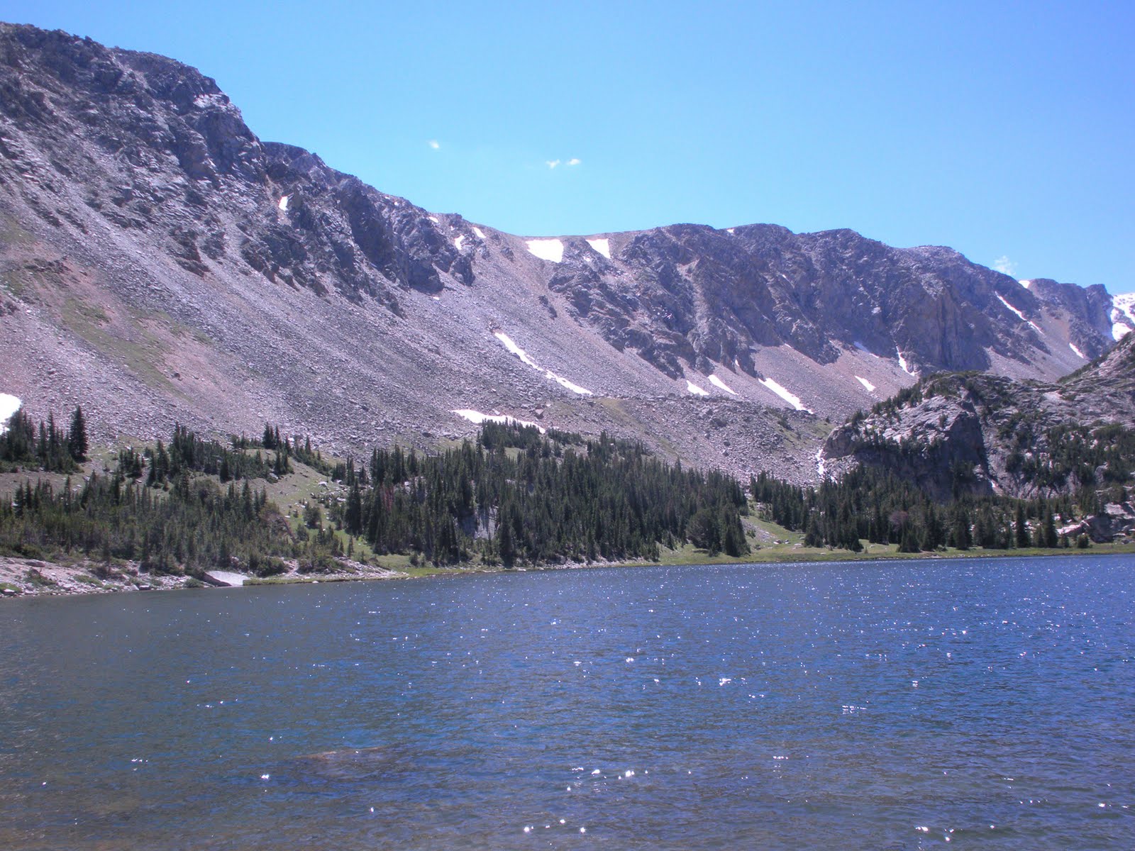 Living and Dyeing Under the Big Sky Timberline Lake Beartooth Mountains