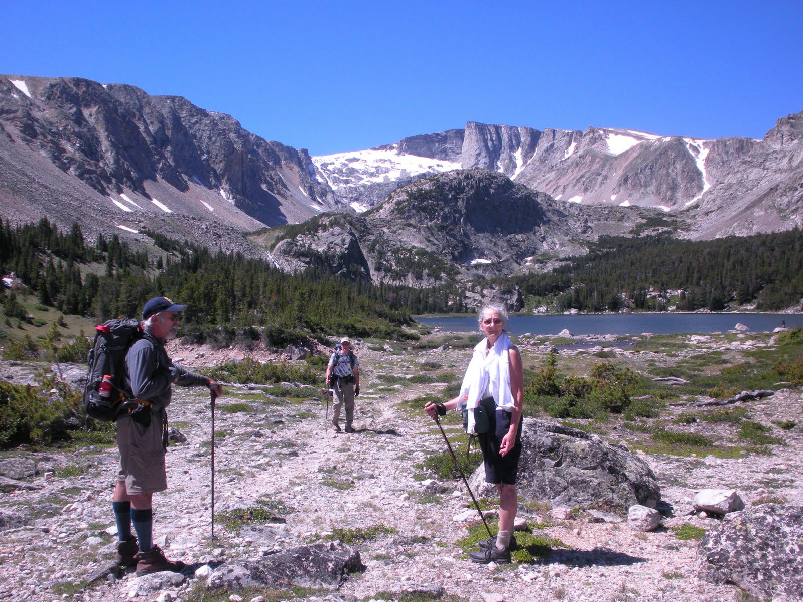Living and Dyeing Under the Big Sky Timberline Lake Beartooth Mountains
