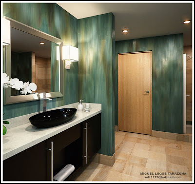 3d y arquitectura virtual: cocinas y baños