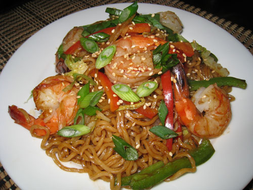 Ebi Yakisoba (Shrimp and Fried Noodles) Ebi Yakisoba (Shrimp and Fried Noodles)