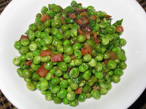 Peas with Pancetta and Shallots Peas with Pancetta and Shallots