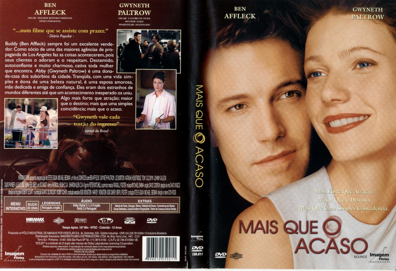 Capas Filmes de Romance: Mais Que o Acaso