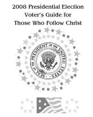 2008 Presidential Election Voter's Guide site