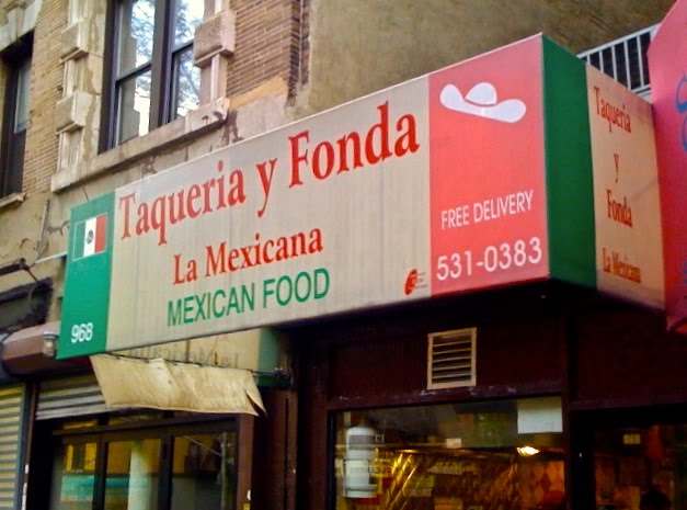 H A R L E M + B E S P O K E: ☞ EAT: Taqueria Y Fonda La Mexicana