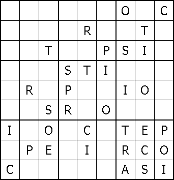 El Matenavegante: Sudokus de (1)