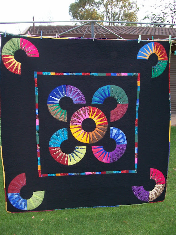 Lori's Christmas quilt.