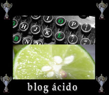 Premio "Blog Acido", concedido por Luis Petit de "El Cachorro Criollo"