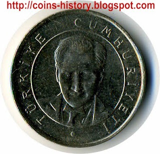 Нумизмат Turkey coin Moneda Kurus piastre Турецкая монета Куруш или Пиастр Münze 25  kuruş monnaie de change
