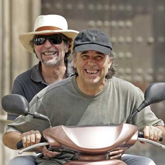 Joaquín Sabina y Joan Manuel Serrat en Bolivia