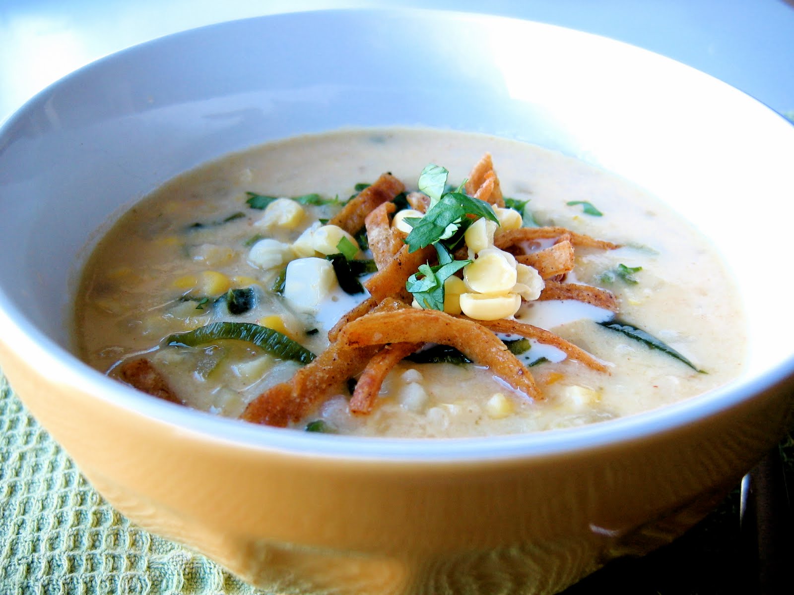 Sweet Corn and Roasted Poblano Chowder • The Bojon Gourmet