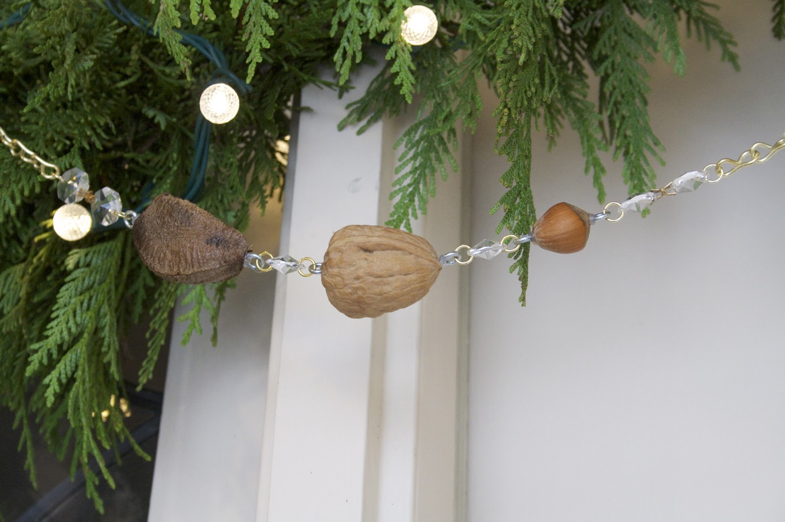 design dump diy nut + crystal garland