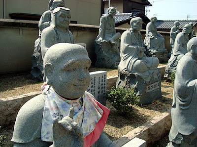 Statues of the 500 rakan, Zentsuji Temple Kagawa Prefecture