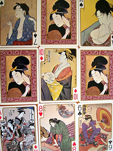 Japanese Ukiyoe Playing Cards