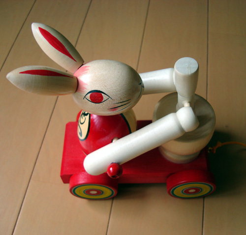 Rabbit Wooden Toy