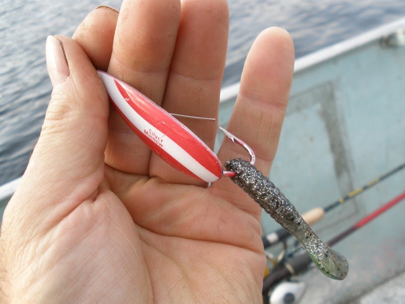 Bow Narrows Camp Blog on Red Lake Ontario: Johnson Silver Minnow --  ultimate weedless spoon