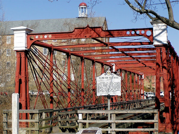Bollman Iron Truss Bridge and Savage Mill
