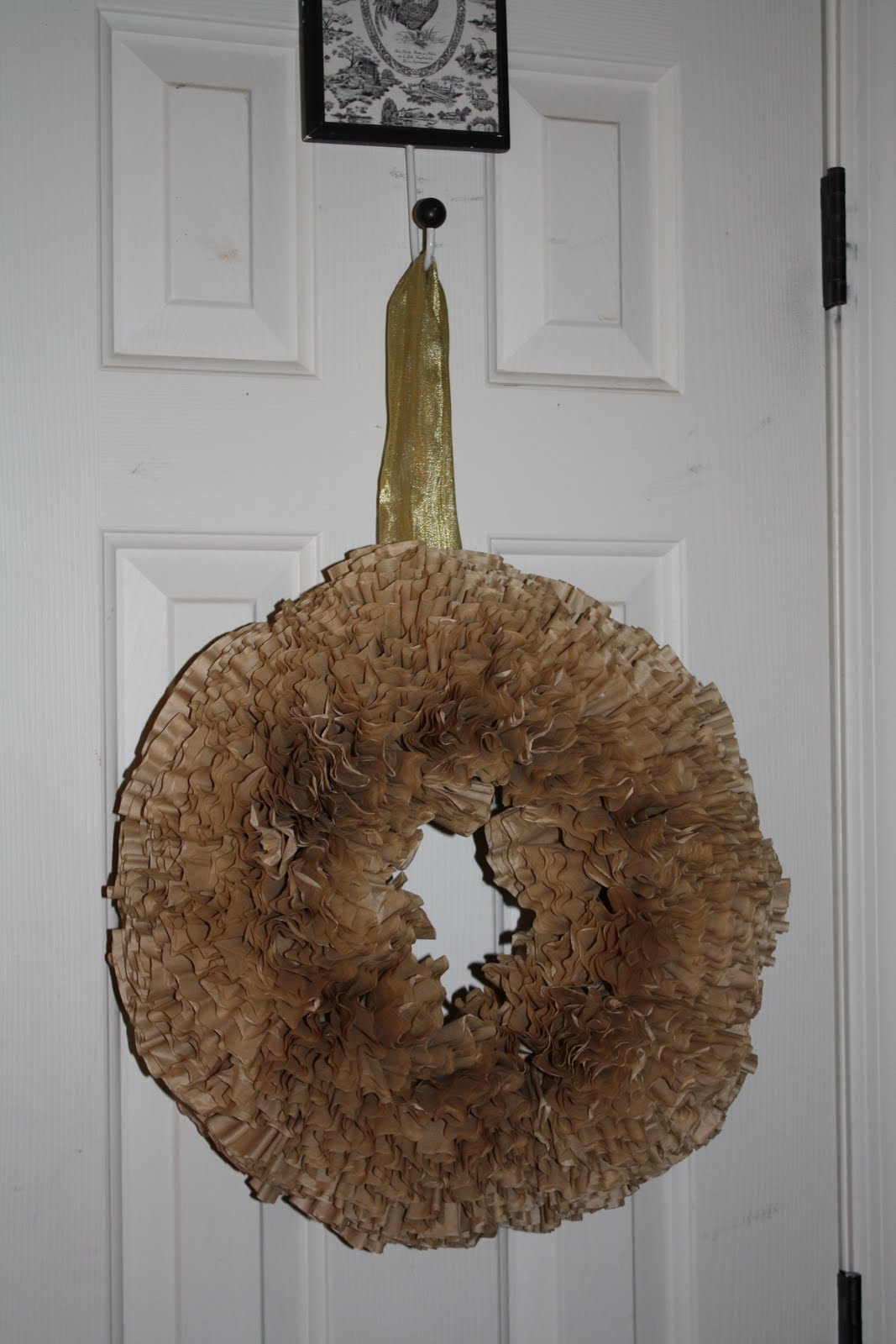 Dejavu*Crafts Coffee Filter Wreath