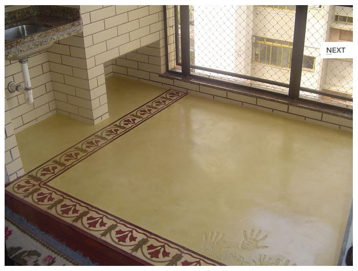 PISO DE CIMENTO QUEIMADO Casas de Alice