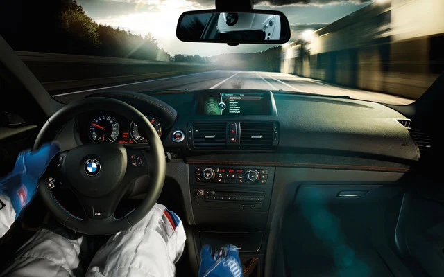 Novo BMW Série 1 M 2012 - painel