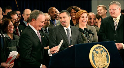 Gov. David A. Paterson announcing his same-sex marriage bill at his Manhattan office