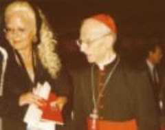 HIRH Princess Yasmin von Hohenstaufen  ed il Cardinale Ersilio Tonini(mostra Bende e Sindone)
